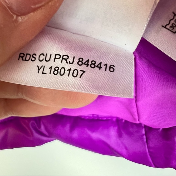 Columbia Girls Magenta Pink Puffer Jacket Size L 14-16 - Picture 6 of 8